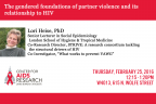 The gendered foundations of partner violence and its relationship to HIV - Image