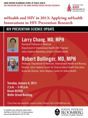 HIV Prevention Science Update: mHealth and HIV in 2013